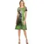 Vector Hand Drawn Herbs and Spices - or Pattern - USA,Custom Lady Dress Elegant Casual Dresses Spice S