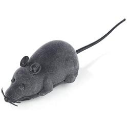 GMWZ Cat Toys Remote Control Wireless RC Simulation Mouse Toy, Electronic Rat Mice Toy for Kitten Cat Novelty Toy,Gray