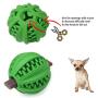 EETOYS IQ Dog Treat Ball Interactive Treat Dispensing Dog Puzzle Toy Rubber Dog Ball Slow Feeding Food Dispensing Dog Toy Reduce Boredom Teething Toy for Small Large Dogs