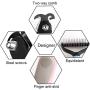 Cool smile Dematting Comb Tool for Dogs & Cats, Pet Grooming Undercoat Rake with Two-Side,Professional Stainless Steel Demat Comb Removes Loose Undercoat, Mats, Tangles and Knots