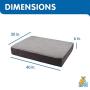 Cozy Pet Orthopedic Dog Bed, Low Profile Platform Mattress Dog Bed For Joint Support, Machine Washable Cover