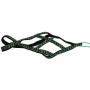 Weight Pulling Sledding Dog Harness X-Back Style Black/Green EXLarge, 27.5'' Neck Circumference