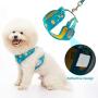 PUPTECK Dog Harness and Leash Set - Adjustable Cute Dog Bowtie Collar, Breathable Pineapple Comfort Padded Puppy Vest Harnesses for Small Medium Dogs Walking