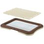 Richell Paw Trax Mesh Training Tray, Brown