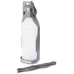 Guardian Gear Pet Waterer Handy-Drink Portable Water Drinking Bottle for Pets, Silver