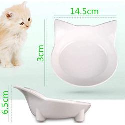 chenjia Cat Bowl, Non-Slip Multifunctional Cat Food Bowl, Multifunctional Pet Food Bowl Pet Cat Bowl