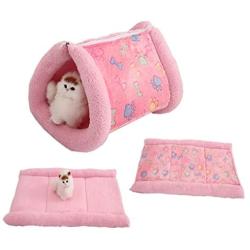 WOWOWMEOW Cat Kitty 2 in 1 Cozy Tunnel Bed Mat