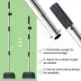 NOYAL Dog Pooper Scooper for Small to Large Dogs, 3 Pack Adjustable Tray, Rake and Poop Scooper, Perfect for Gravel, Grass and Concrete