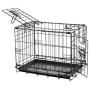 Precision Pet 2-Door ProValu2 Crate - Black - 19'' x 12'' x 14''