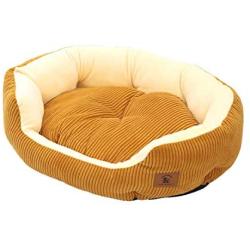 PEOPLE&PETS Cat Bed & Dog Bed, Indoor Warming Calming Cuddler Soft Sleeping Round Pet Bed with Removable Cushion