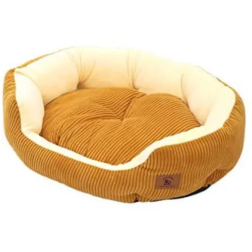 PEOPLE&PETS Cat Bed & Dog Bed, Indoor Warming Calming Cuddler Soft Sleeping Round Pet Bed with Removable Cushion