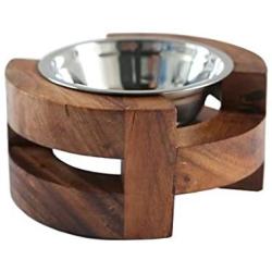 Unleashed Life Elevated Feeder - Raised Dog & Cat Food Bowl