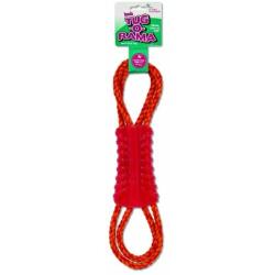 Booda 26637 Tug-O-Rama Twirl Rope Tug Dog Toy, Multicolored
