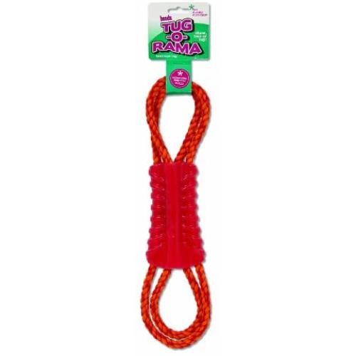 Booda 26637 Tug-O-Rama Twirl Rope Tug Dog Toy, Multicolored