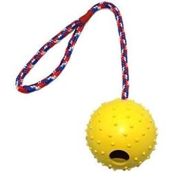 ljfjf Pet Molar Rod, Rubber Ball, Molar, Bite Resistant, Drawstring, Solid Bouncy Ball, Pet Toy 7cm (Color : -)