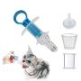 Pet Pill Popper Soft Tip Plastic Syringe for Pet Feeding Oral Syringe and Medicine Dropper Pet Liquid Feeding Kit for Cats Dogs Small Animals