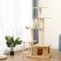 UQA Cat Tree Sisal Scratching Post Cat House Large Cat Cage Wooden Climbing Column Soft Comfortable Cat Nest Cat Supplies Cat Tower Interior Decoration Gift Dog Houses UQA Cat Tree Sisal Scratching Post Cat House Large Cat Cage Wooden Climbing Column Soft Comfortable Cat Nest Cat Supplies Cat Tower Interior Decoration Gift Dog Houses