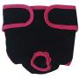 Vivi Bear Pack of 2 Dog cat Diapers Underwears Pants Velcro Design Female Dog cat Sanitary Pants Adjustable Cotton Physiological Pants Soft Comfortable for Dogs Cats 6 Colors 4 Colors at Random.M