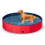 Pet Soft Foldable Dog Pool - Collapsible Pet Bath Pool Dog Bathing Tub Kiddie Swiming Pool for for Kids Dogs