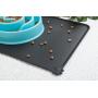 Gefryco Pet Food Silicone Bowl Mat Feeding Tray for Cats and Dogs