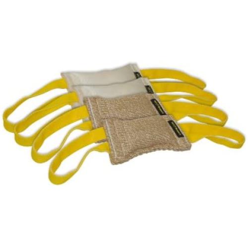 Dean & Tyler Bundle of 4 Tugs for Pets, 2-Jute and 2-Fire Hose, 8-Inch by 4-Inch