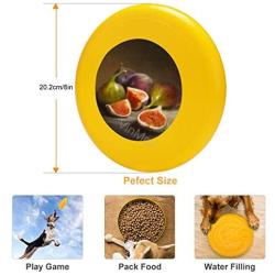 Pet Frisbee Flying Disc Dog Toy - Multifunction Figs Robert Papp