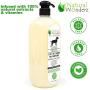 Pet Shampoo & Conditioner, Shed Free 2-in-1, Oatmeal and Honey, Organic, Hypoallergenic, Vegan, Natural Extract, for Healthy Skin & Coat, 32 Fl Oz, for Dry Itchy Skin, All Breeds, by Natural Wunderz