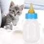 4 oz Pet Feeding Bottle, Silicone Leak Proof Transparent Feeding Bottle for Newborn Puppies Kittens Hamster