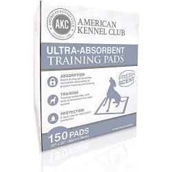 American Kennel Club AKC Training Pads AKC 63860, ''22'''' x 22'''' - pack of 150''