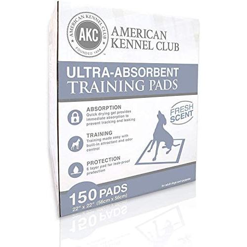 American Kennel Club AKC Training Pads AKC 63860, ''22'''' x 22'''' - pack of 150''