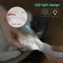 DADYPET LED Dog Nail Grinder - Professional 2-Speed Electric Rechargeable Pet Nail Trimmer with 2 Diamond Bit Grinders and Scissors, Paws Grooming & Smoothing for Small Medium Large Dogs & Cats