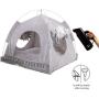 BFACCIA Cat Tents Cave Bed for Cats Puppy Pet Play House Portable Exercise Tent Playpens 4-Sided Comfortable Cat Beds Folding Pet Tent Small Animal House Cage