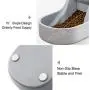Pets Feeder Set Dog Feeder Cats Feeder with Water Dispenser Automatic Gravity Big Capacity Pets Feeder Auto for Small Medium Big Cats Dogs (Gray) Pets Feeder Set Dog Feeder Cats Feeder with Water Dispenser Automatic Gravity Big Capacity Pets Feeder Auto for Small Medium Big Cats Dogs (Gray)