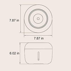 QWE Pet Drinking Fountain, Automatic Circulating Filter Water Dispenser, Silent Water Feeder for Cats and Dogs, Supplies for Cats and Dogs, 2.5L,Pink