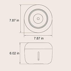 QWE Pet Drinking Fountain, Automatic Circulating Filter Water Dispenser, Silent Water Feeder for Cats and Dogs, Supplies for Cats and Dogs, 2.5L,Pink