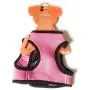 The dog walker company Reflector Accent Harness | Medium 15-20 Lbs | Pink/Black