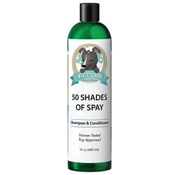 MuttScrub 50 Shades Of Spay Dog Shampoo, Rose and Bergamot Dog Shampoo, ChemicalFree Dog Shampoo