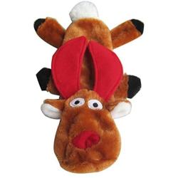Iconic Pet Christmas Reindeer Flat Pet Dog Holiday Toy