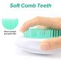 Cat Brush Dog Hair Remover - Professional Pet Grooming Shedding Brush Self Cleaning Slicker Brush Pet Massage Comb for Dogs & Cats (Green)