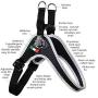 Tre Ponti Fibbia Small Dog Harness with Adjustable Belly Strap, 3.5 cm, Red