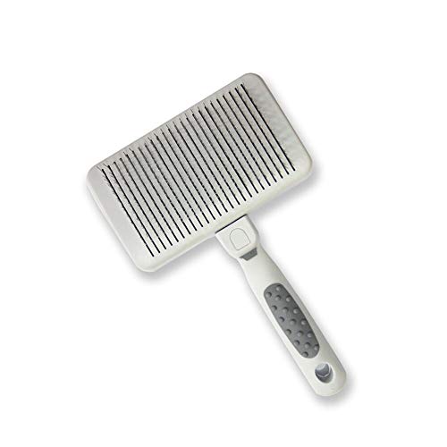 Urbaner Self Cleaning Slicker Grooming Brush for Dog | Gently Removes Loose Undercoat, Mats and Tangled Hair (CT-32)