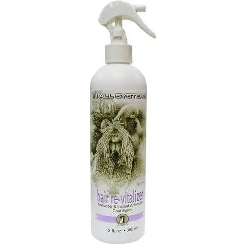 1 All Systems Hair ReVitalizer and Instant Antistatic Coat Spray 12oz 1 All Systems Hair ReVitalizer and Instant Antistatic Coat Spray 12oz