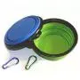 COMSUN Collapsible Dog Bowl, Foldable Expandable Cup Dish for Pet Cat Food Water Feeding Portable Travel Bowl Free Carabiner
