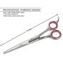 Laazar 7.5” Straight Grooming Shears for Dogs and Cats with Storage Case| Sharp Pet Groomer Scissors | Premium Stainless Steel | Hair Grooming Tools and Supplies for Pets