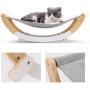 FUKUMARU Cat Hammock - New Moon Cat Swing Chair, Kitty Hammock Bed, Cat Furniture Gift for Your Small to Medium Size Cat or Toy Dog