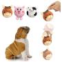 i-STUDIO Farm Bounce Balls for Dogs, Indoor Safe Dog Toys for Exercise, Training, Realistic Characters Attractive Dog to Play, 3 Pack