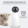 Cat Laser Toy, Automatic Rotating Laser Pointer for Cats, USB/Battery Charging Operated Pet Training Exercise Chaser Tool Cat Laser Toy, Automatic Rotating Laser Pointer for Cats, USB/Battery Charging Operated Pet Training Exercise Chaser Tool