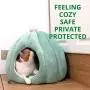 Cactus Pet Condo for Cats, Puppy and Small Dogs in Super Plush Self-Warming Material – Machine Washable, Fun Design, Private Cat Cave and Dog House Cactus Pet Condo for Cats, Puppy and Small Dogs in Super Plush Self-Warming Material – Machine Washable, Fun Design, Private Cat Cave and Dog House