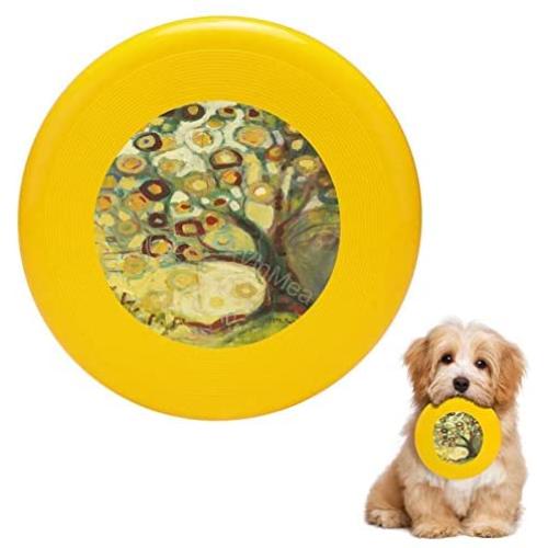 Pet Frisbee Flying Disc Dog Toy - Multifunction Tree of Life in Autumn Jennifer Lommers