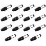 JCBIZ 15pcs 8mm Dog Rope Buckle Pet Sling Pipe Double Hole Clip Plastic Buckle Pet Accessories Utility Rope Clamps for Bandage, Pet Traction Rope, Rope Ring, Animal Protagonist, Thorn Rope, Cross Tie